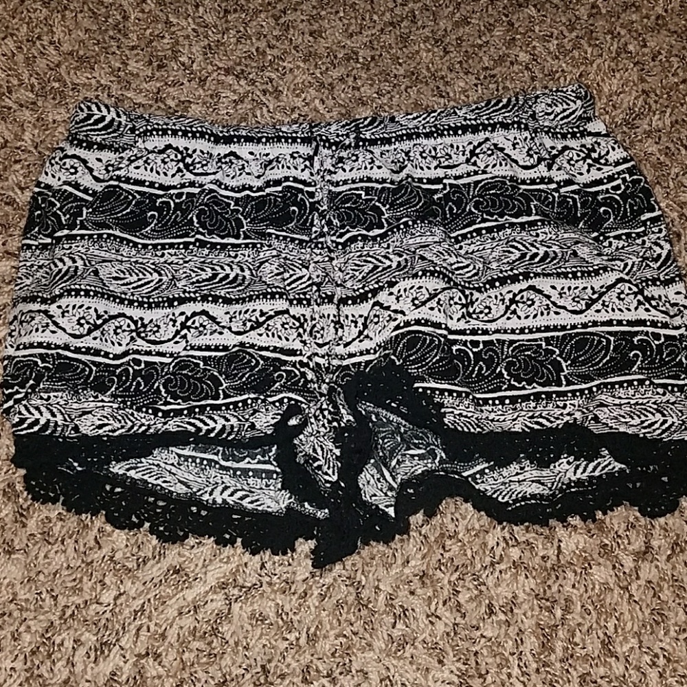 Fun patterned shorts